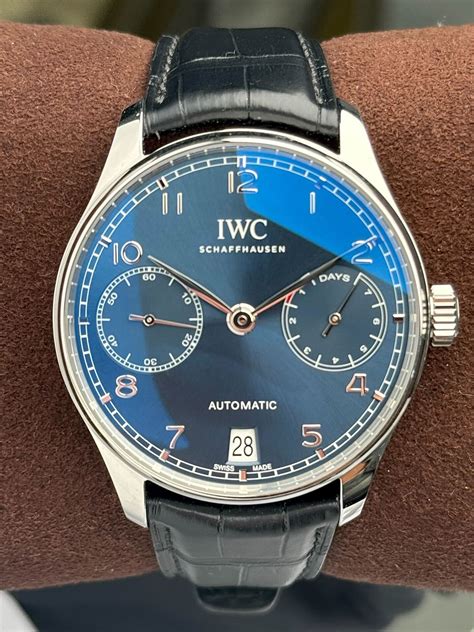 iwc portuguese brickell avenue|iwc portugieser watch.